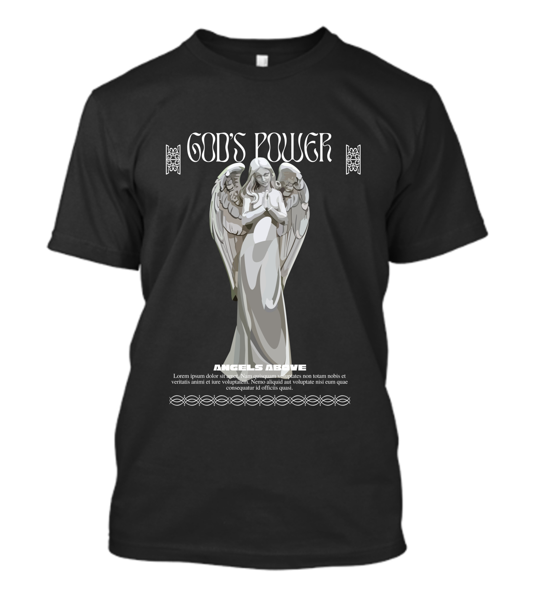 God's Power Angels Above T-Shirt
