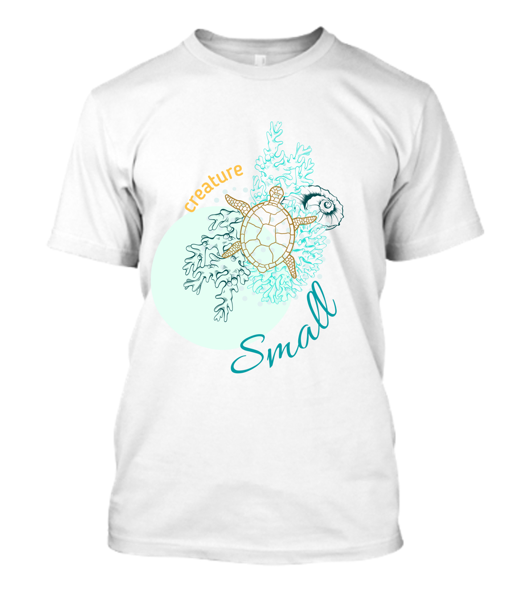 Small Creature Undersea World Turtle Coral T-Shirt