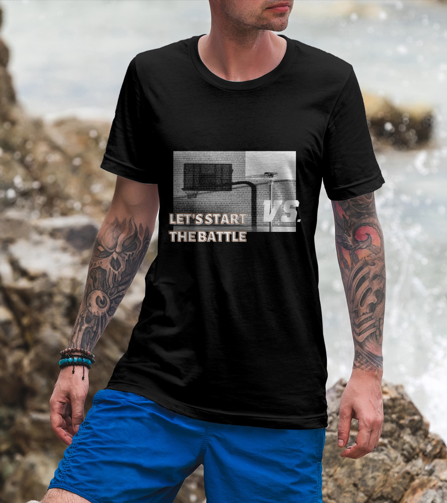 Let's Start The Battle Vs. Basketball Yard T-Shirt