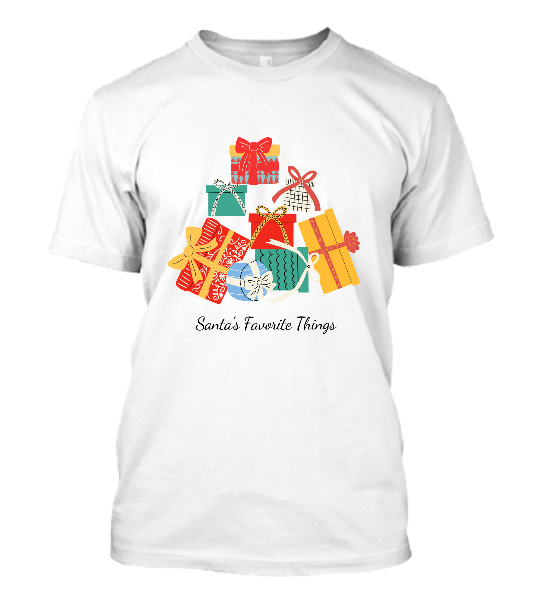 Santa's Favorite Things Presents T-Shirt