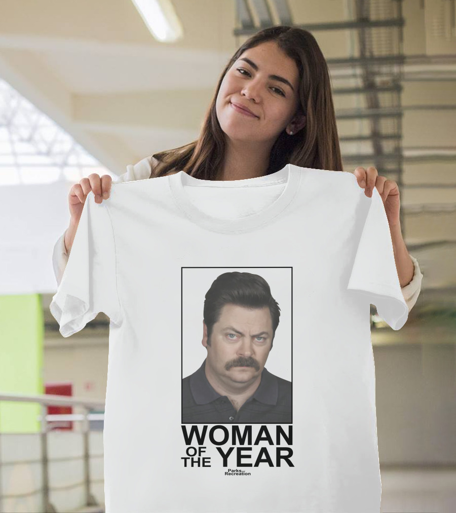 Ron Swanson Woman Of The Year Parks And Recreation T-Shirt