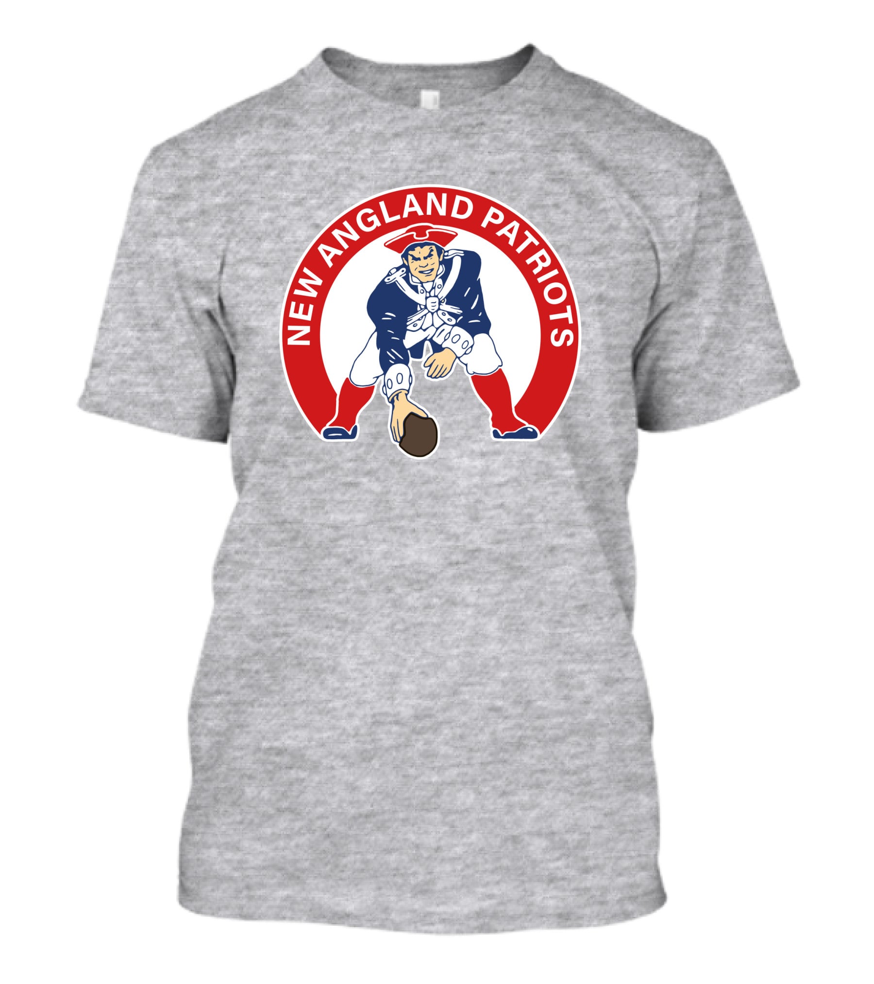 New England Patriots Classic Logo Print T-Shirt