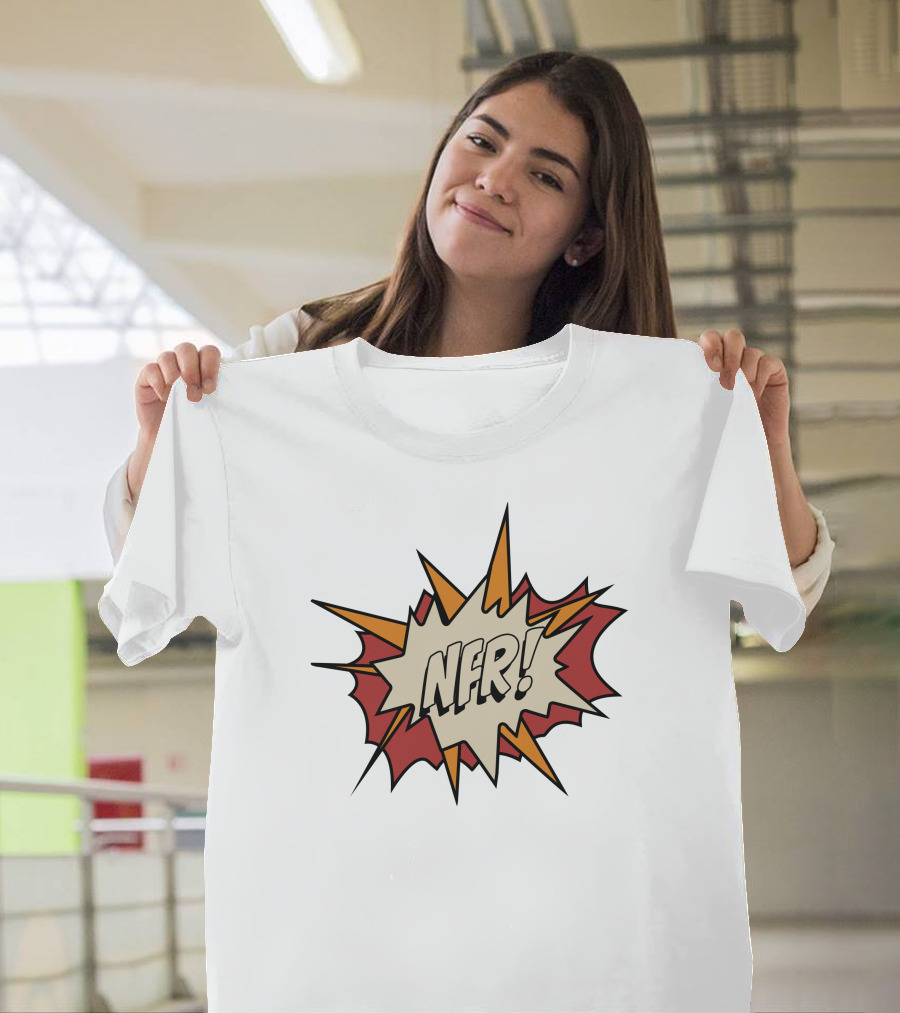 NFR Comic Book Style Explosive Burst T-Shirt