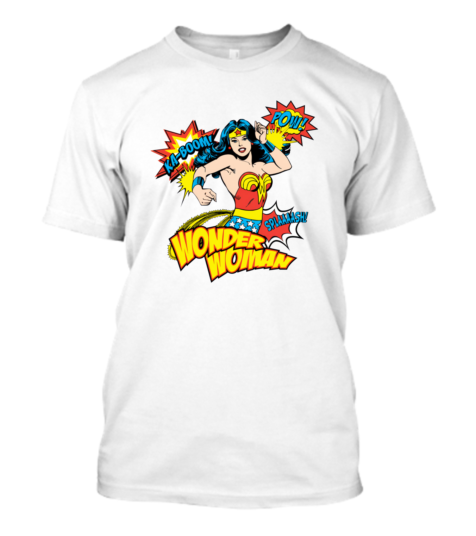 Wonder Woman DC Comics Ka-Boom Pow Splaash T-Shirt
