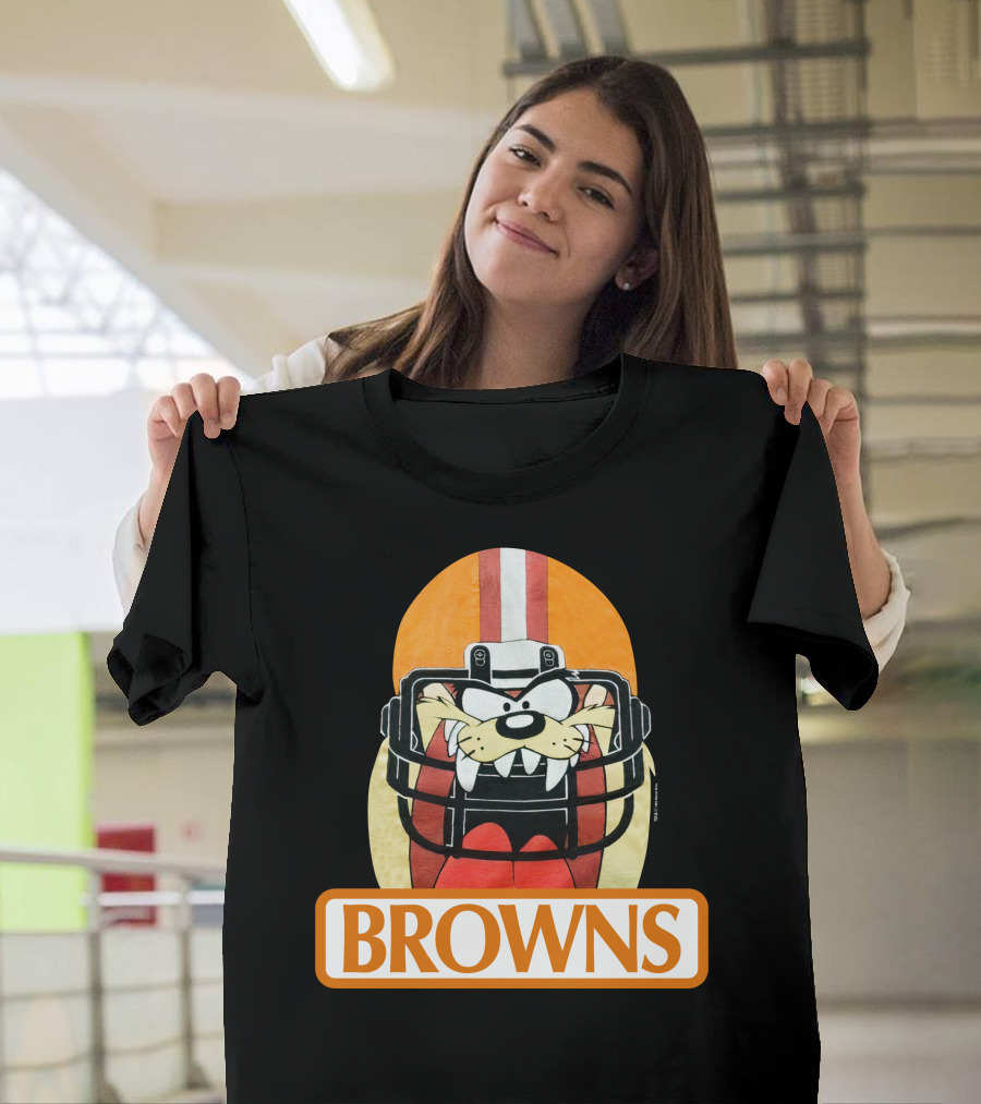 Browns Taz Football Helmet Jake Paul T-Shirt