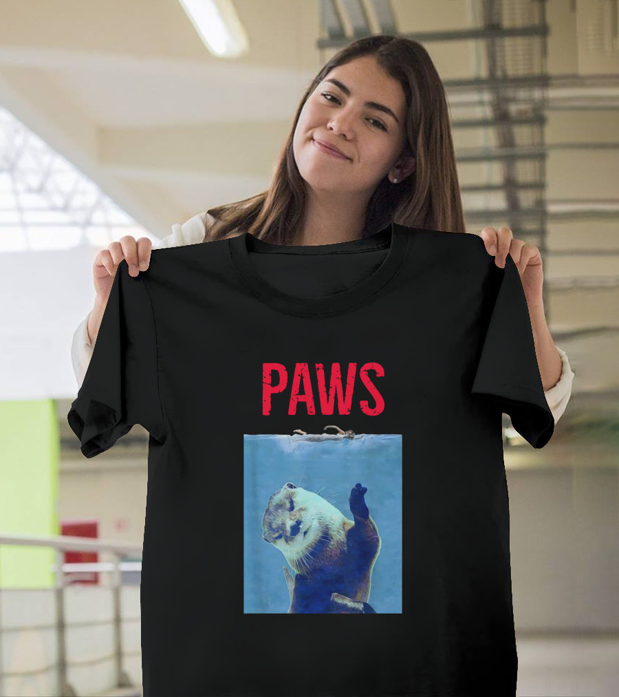 PAWS Funny Otter Jaws T-Shirt