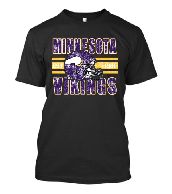 Minnesota Vikings Est 1961 Helmet DS0003-2D 18 T-Shirt