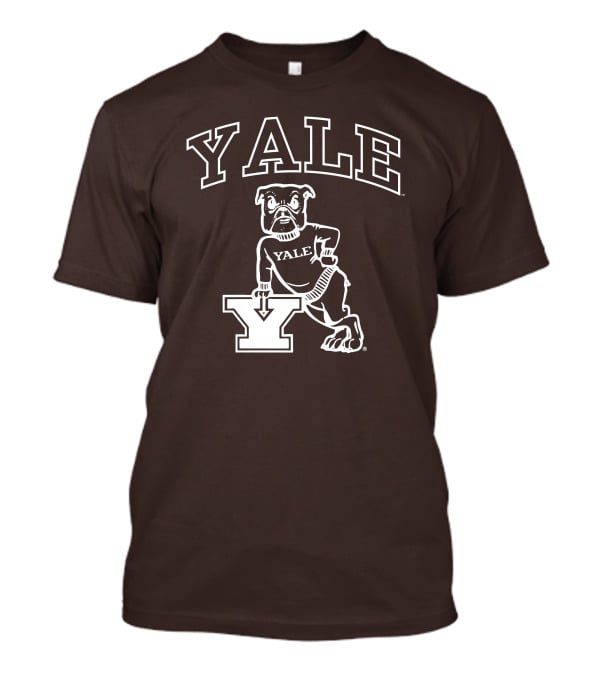 Yale Bulldogs Vintage Mascot Drawing T-Shirt