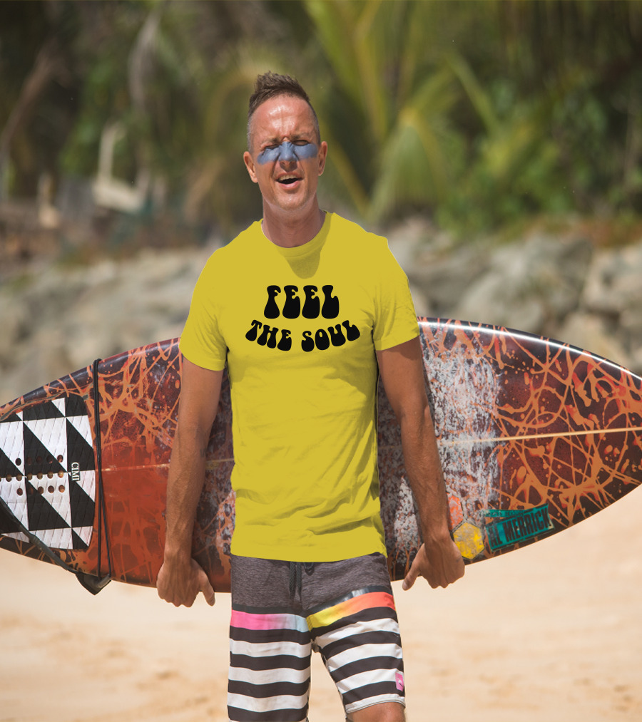 Feel The Soul Retro Vibes Psychedelic T-Shirt