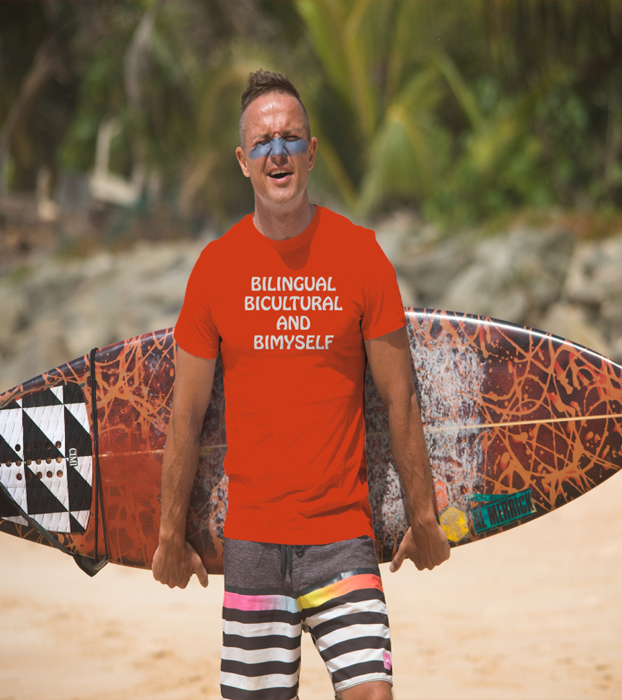 Bilingual Bicultural And Bimyself Empowering Identity T-Shirt