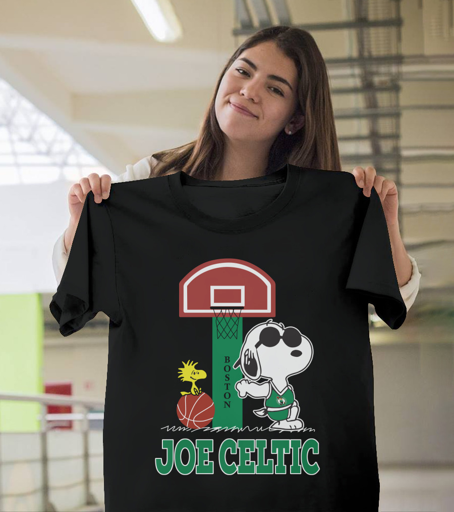 Snoopy Joe Celtic Boston Basketball Fan T-Shirt
