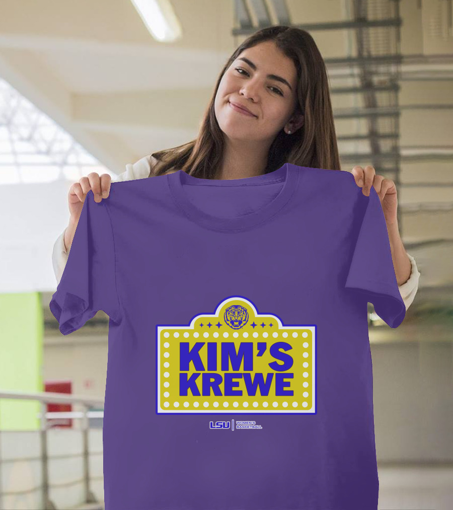 LSU Tigers Women's Basketball Kim's Krewe Featuring Iconic Tiger T-Shirt