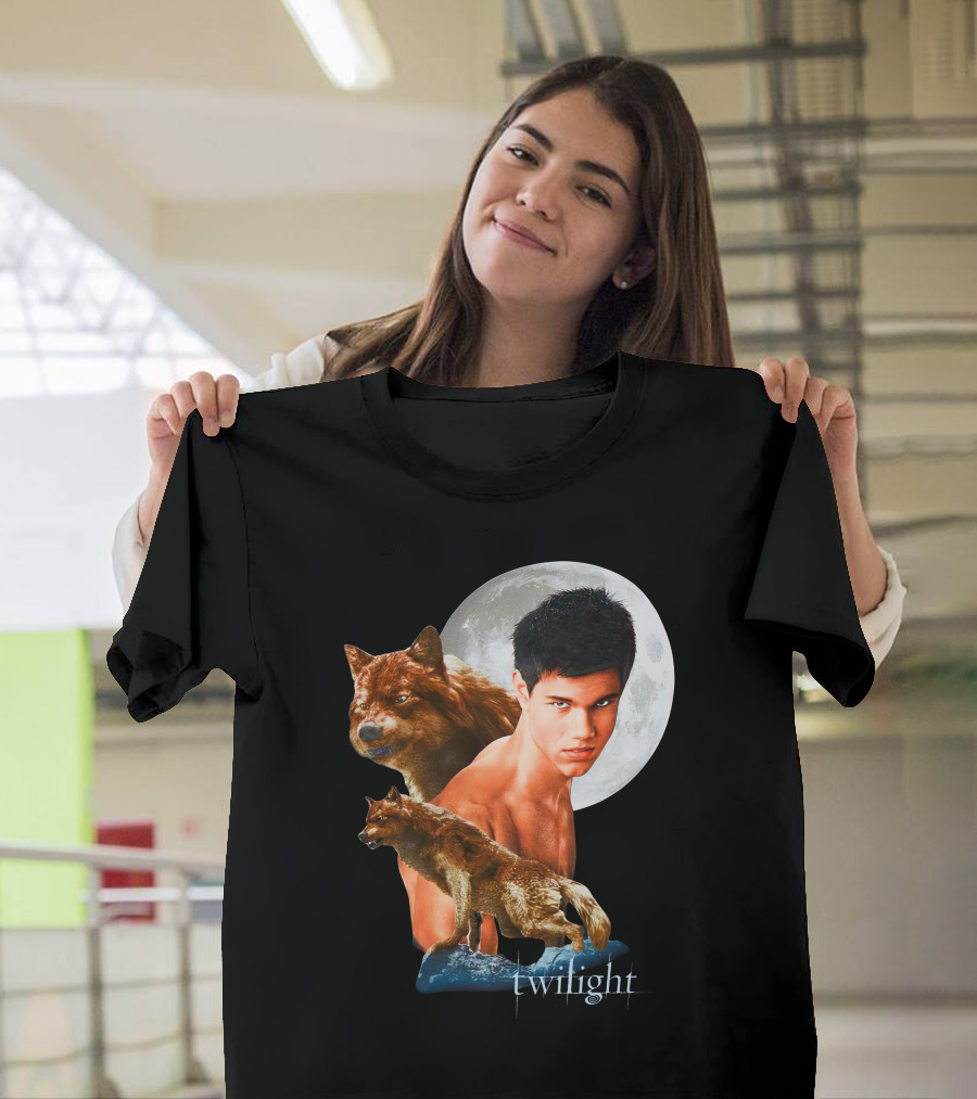 Twilight Jacob Wolf Full Moon Phase T-Shirt