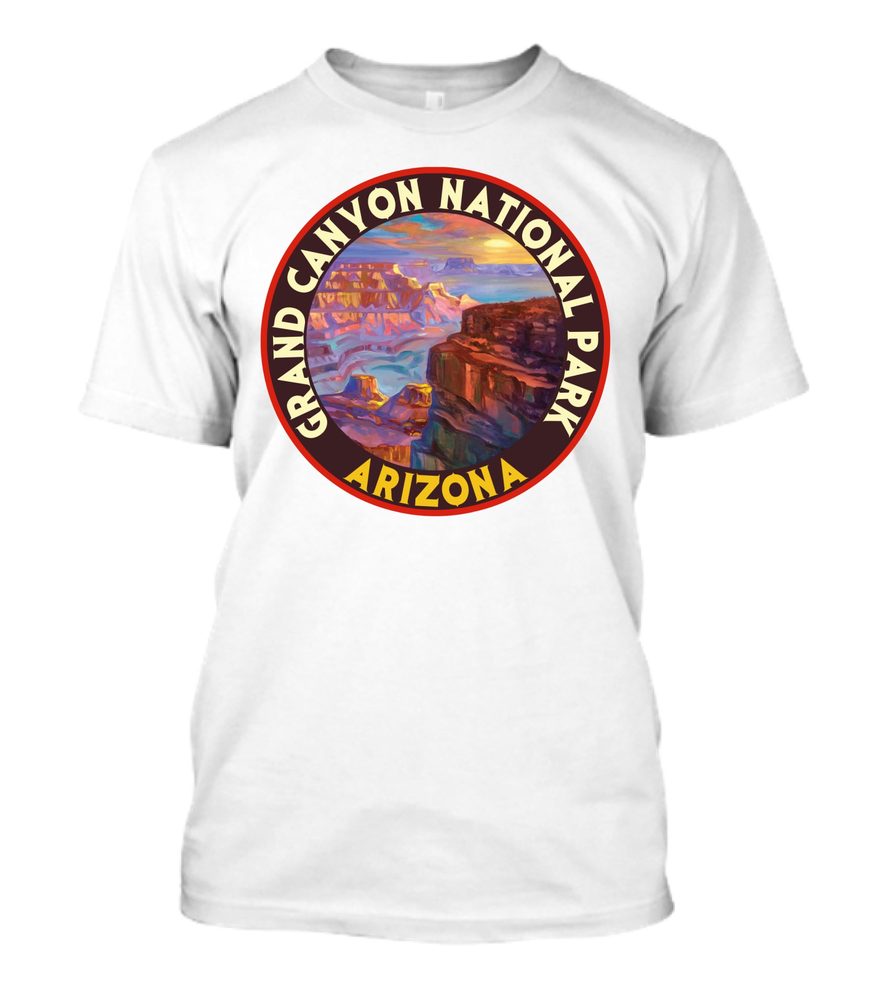 Grand Canyon National Park Arizona Vintage 80s Scenic Landscape T-Shirt