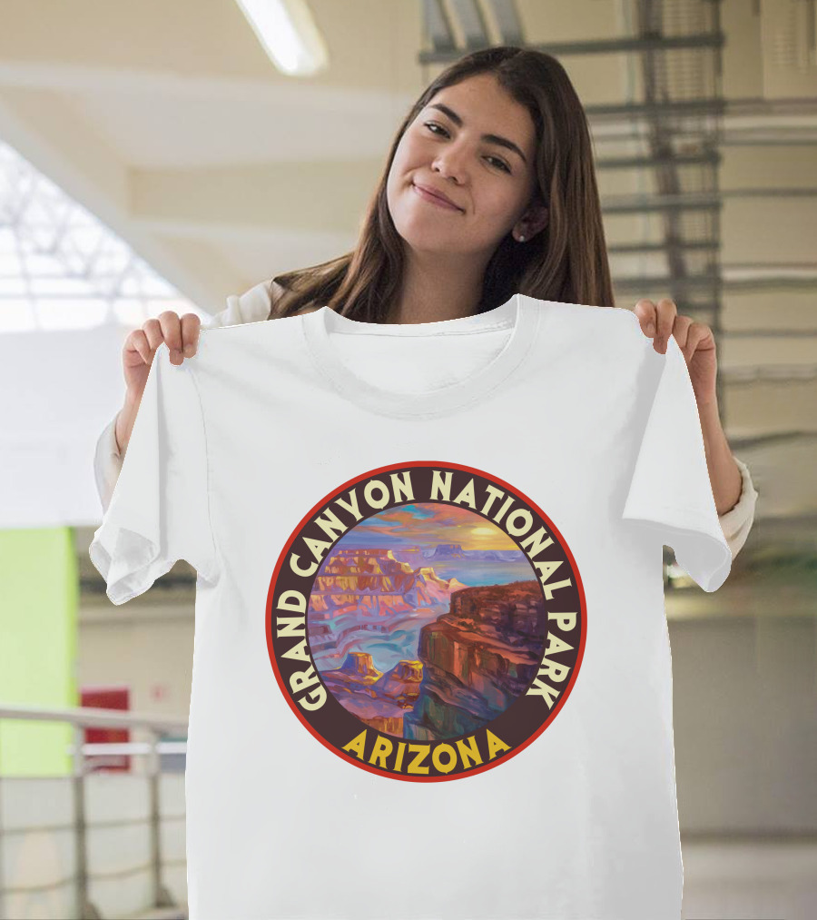 Grand Canyon National Park Arizona Vintage 80s Scenic Landscape T-Shirt