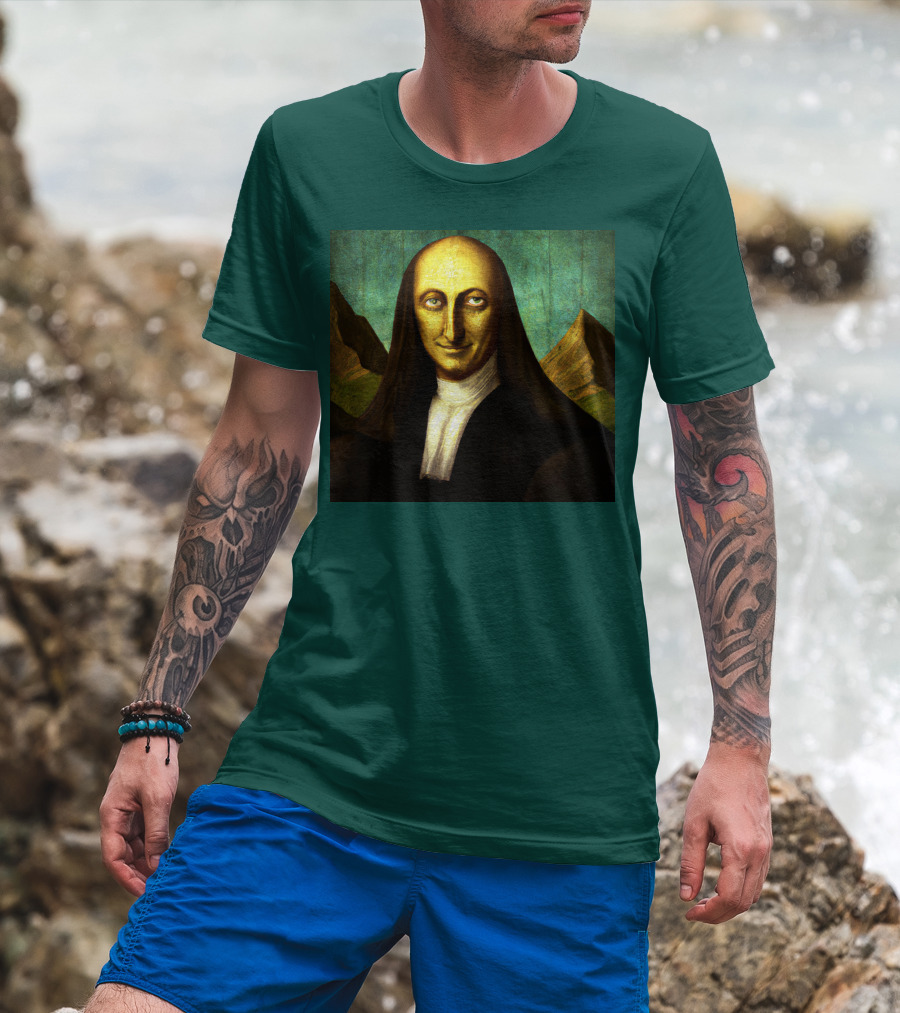 Sphinx Mona Lisa Hybrid Mysterious Smile T-Shirt