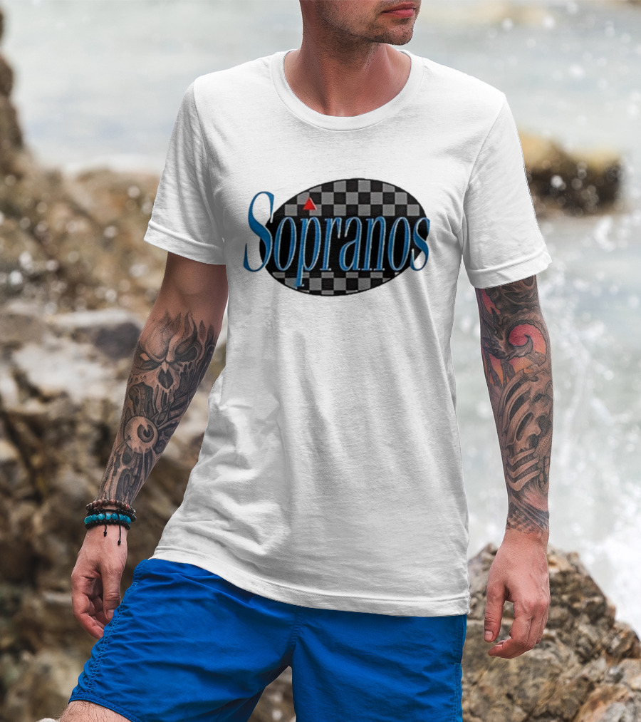 Seinpranos VIII Omwearta Seinfeld Soprano Checkerboard T-Shirt