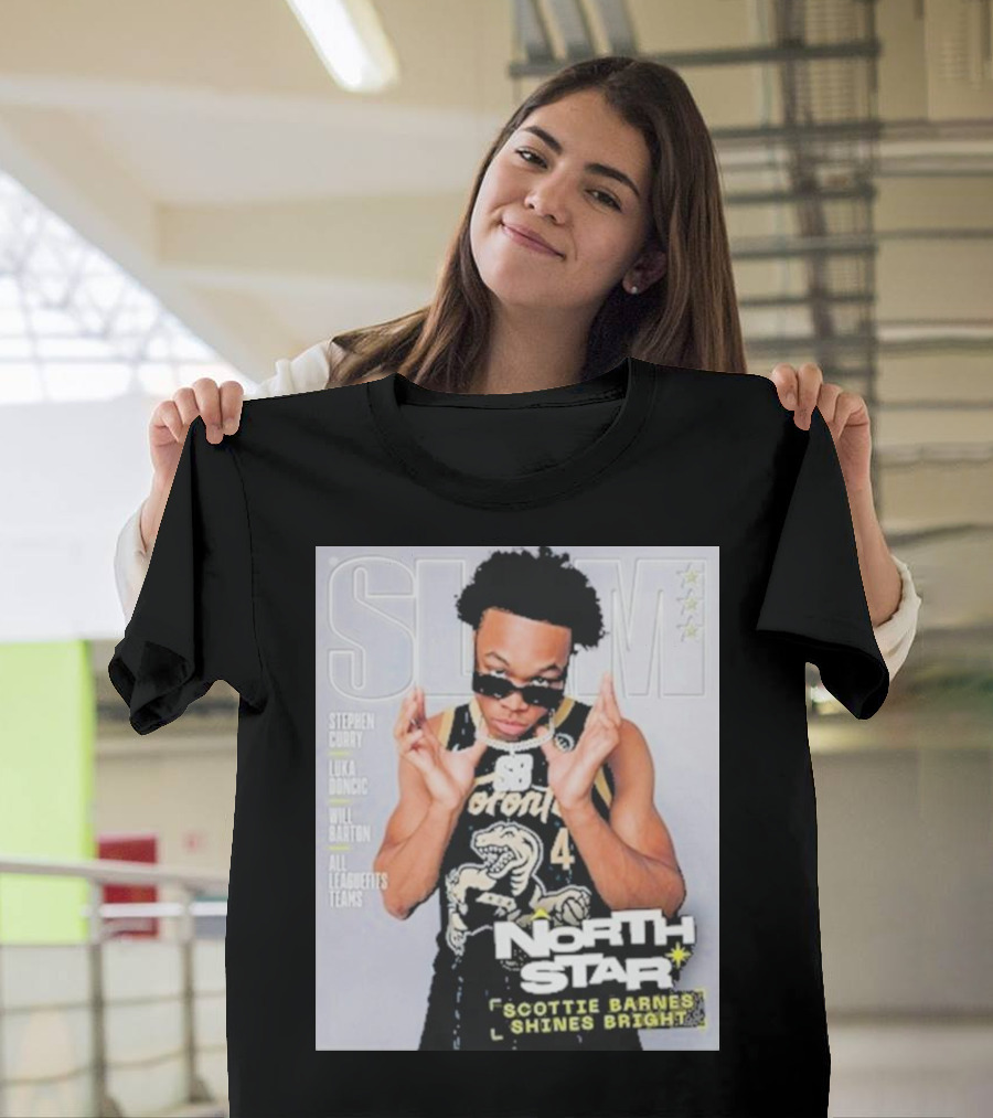 SLAM Cover North Star Toronto Raptors Scottie Barnes Shines Bright T-Shirt