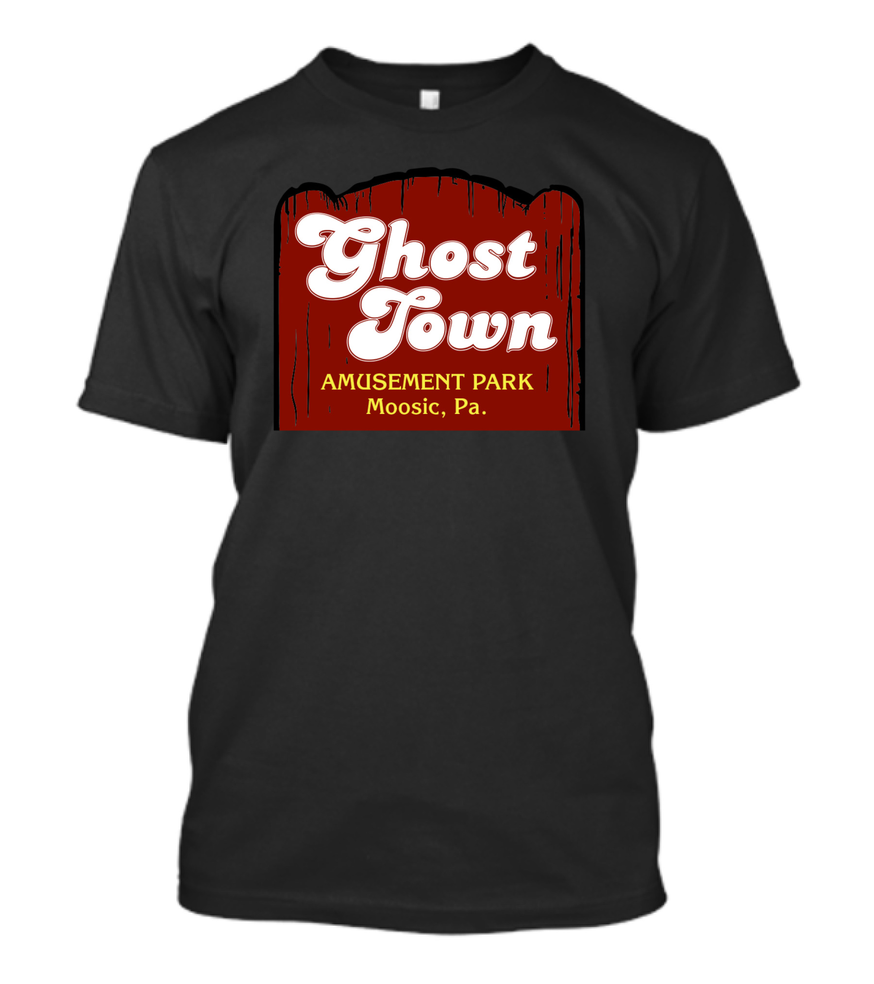 Ghost Town Amusement Park Moosic Pa T-Shirt