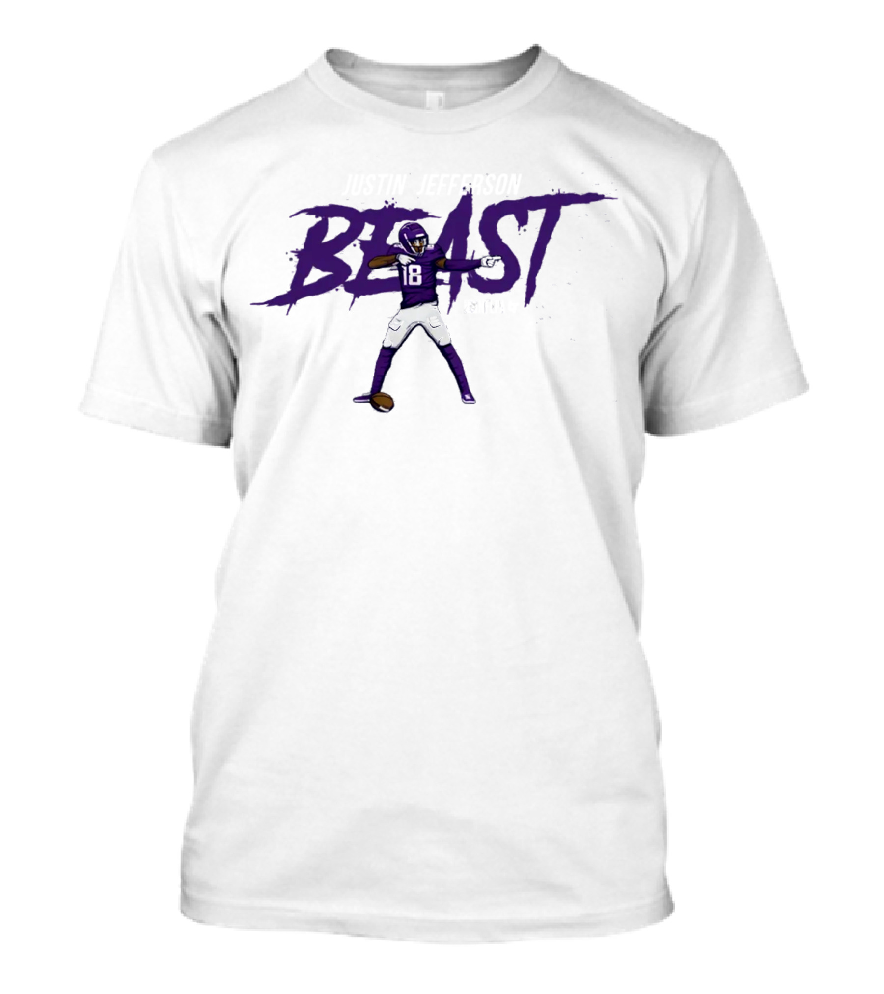 Justin Jefferson Beast NFLPA 18 T-Shirt