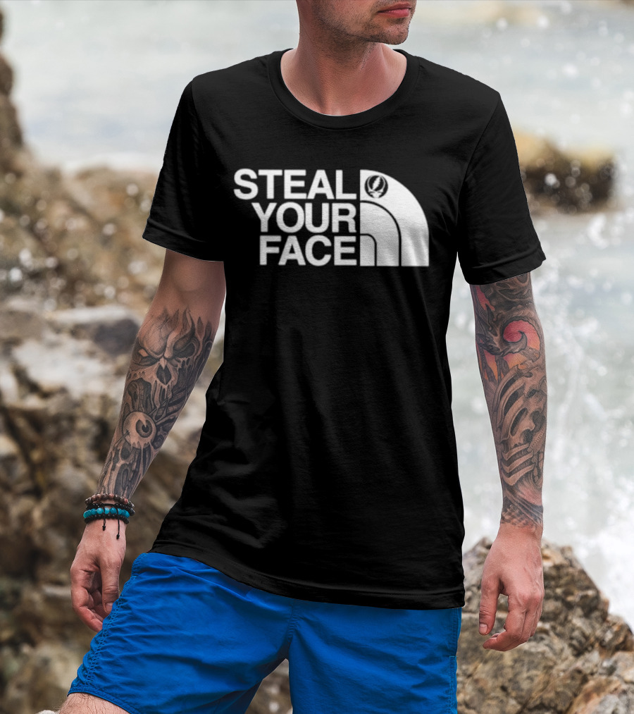 Steal Your Face Grateful Dead North Face T-Shirt
