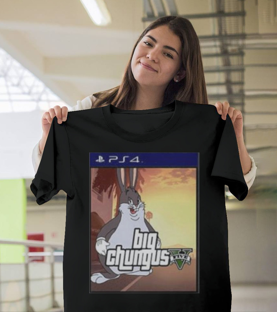 Big Chungus Grand Theft Auto V Sony PlayStation 4 Crossover T-Shirt