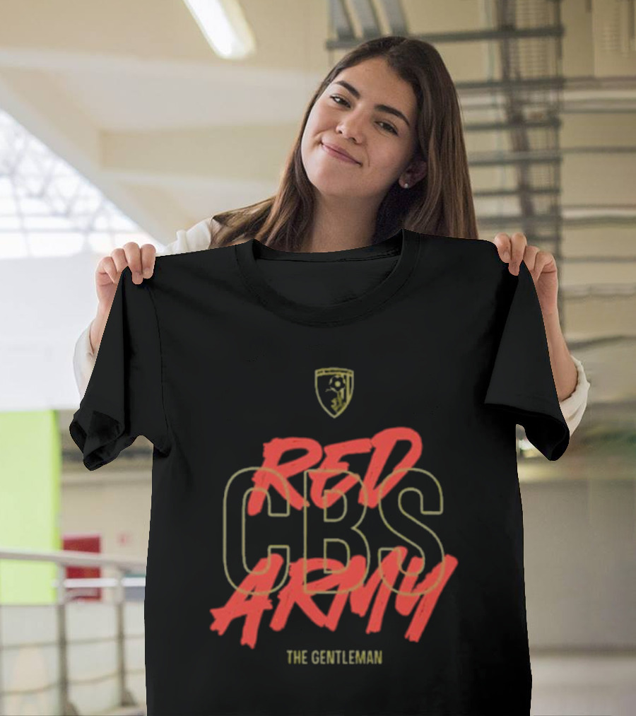Red CBS Army The Gentleman T-Shirt