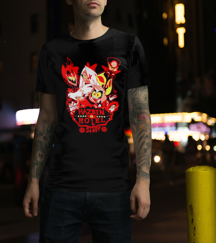Hazbin Hotel Staff Characters Compilation T-Shirt