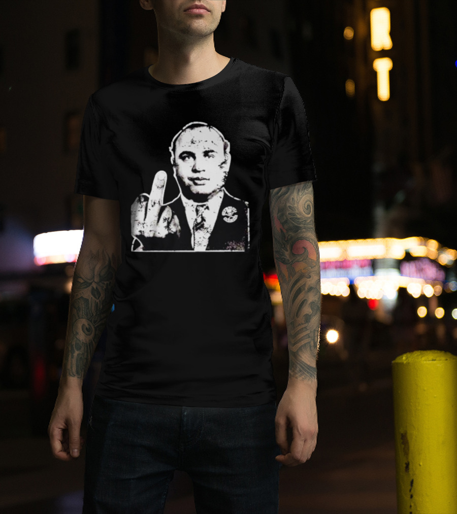 Al Capone Middle Finger Chicago Gangster The Alley T-Shirt