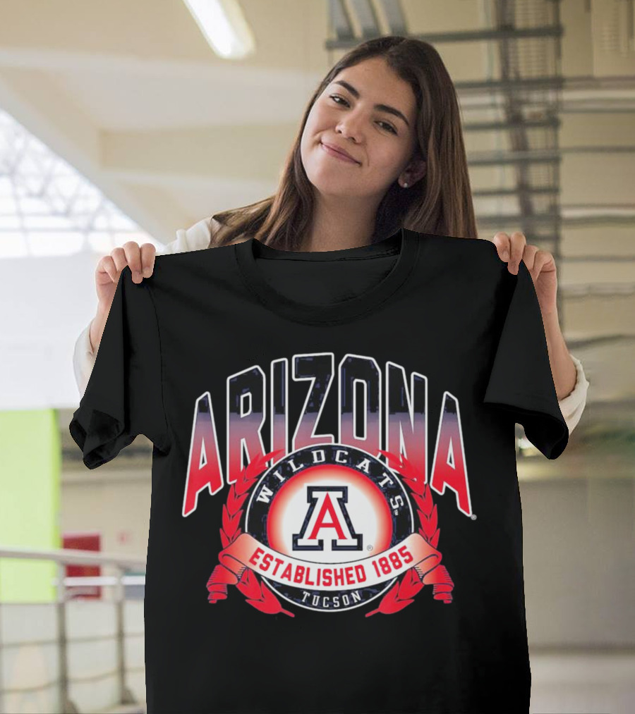 Arizona Wildcats Tucson A Logo Established 1885 T-Shirt