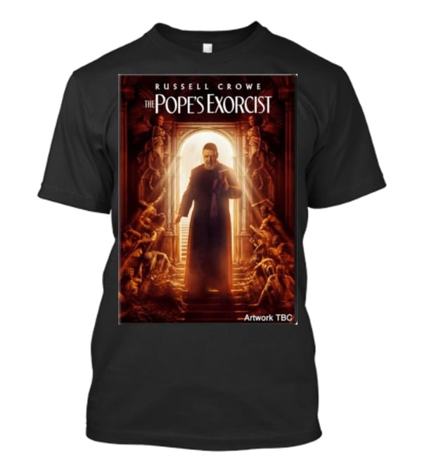 Russell Crowe The Pope's Exorcist Artwork TBC T-Shirt