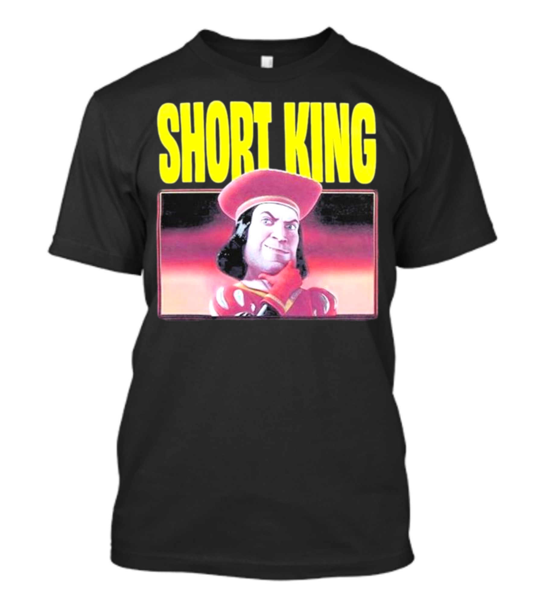 Short King Lord Farquaad Shrek T-Shirt