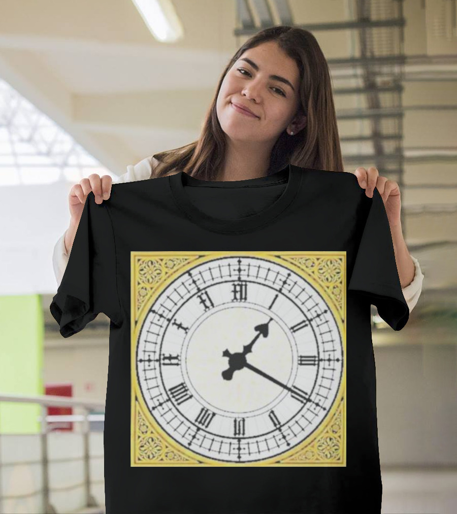 Big Ben Clock Face Roman Numerals Design 1 20 T-Shirt