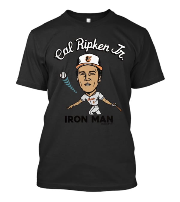 Cal Ripken Jr. Orioles Baseball Iron Man T-Shirt
