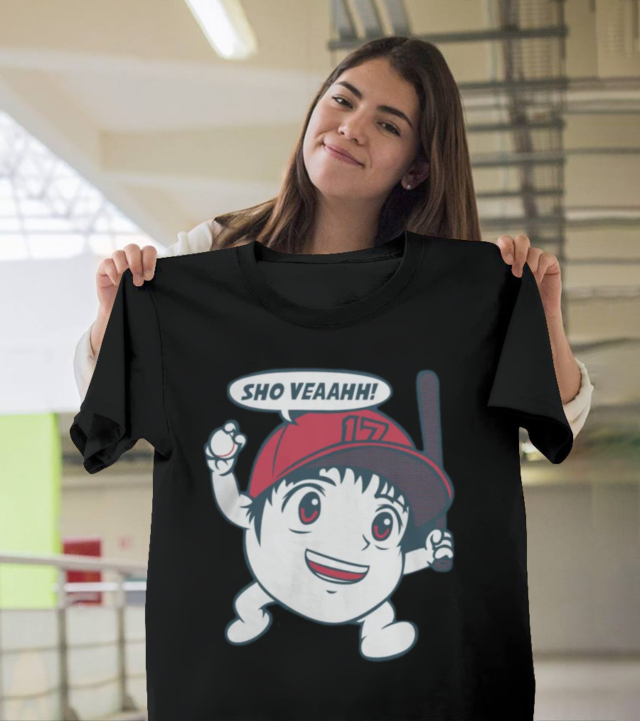 Shohei Ohtani Sho Veahh 17 Baseball Character T-Shirt