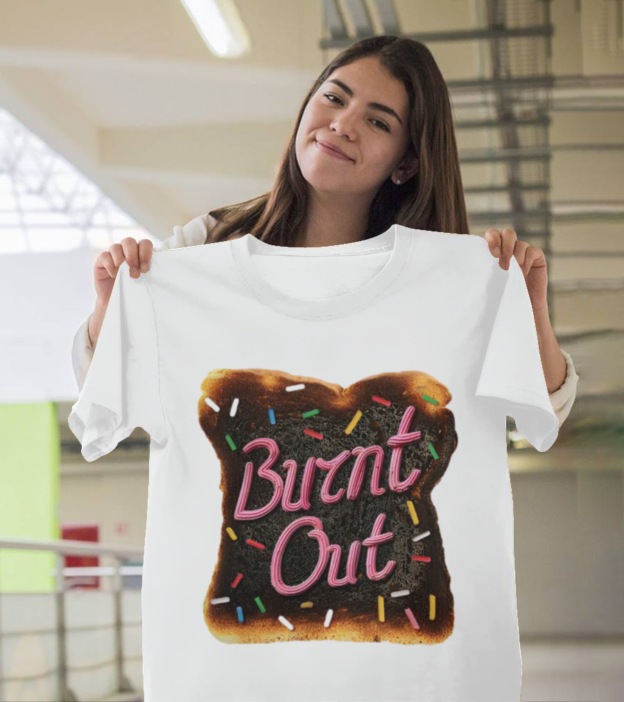 Burnt Out Toast with Colorful Sprinkles T-Shirt