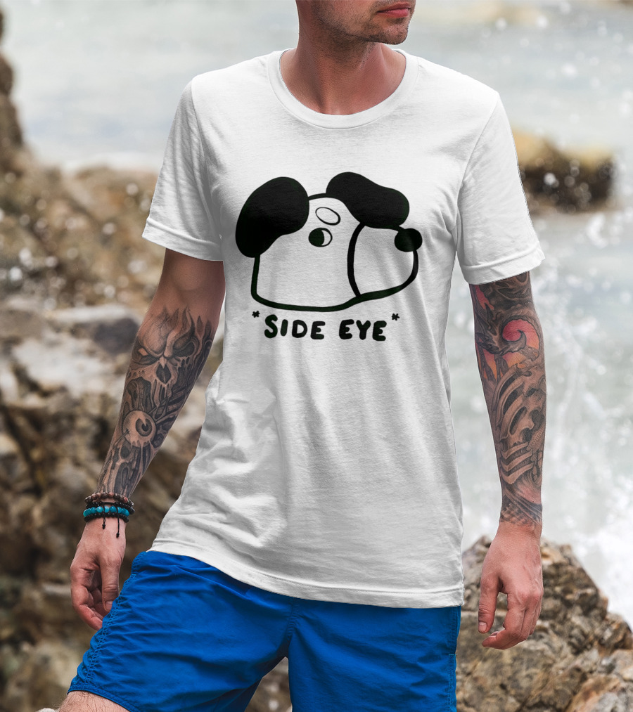 Chocolett Dog With Side Eye Expression T-Shirt