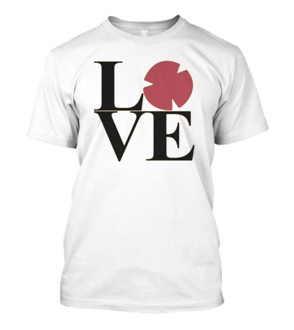 LOVE Black And Pink Circle T-Shirt