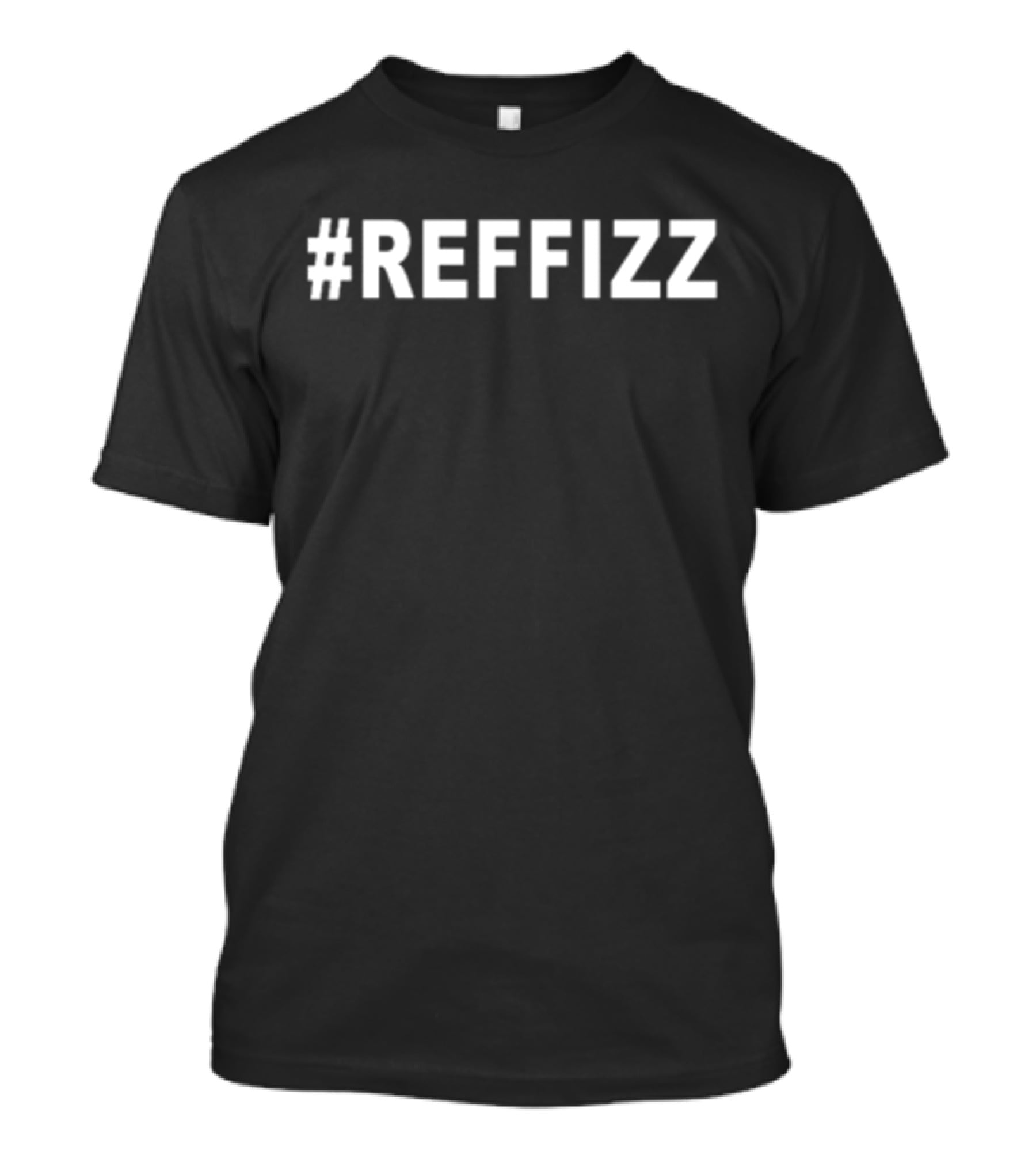 REFFIZZ Black And White Bold Hashtag T-Shirt