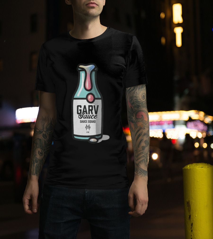 GARV Sauce Bottle Sauce Squad 12 OZ T-Shirt