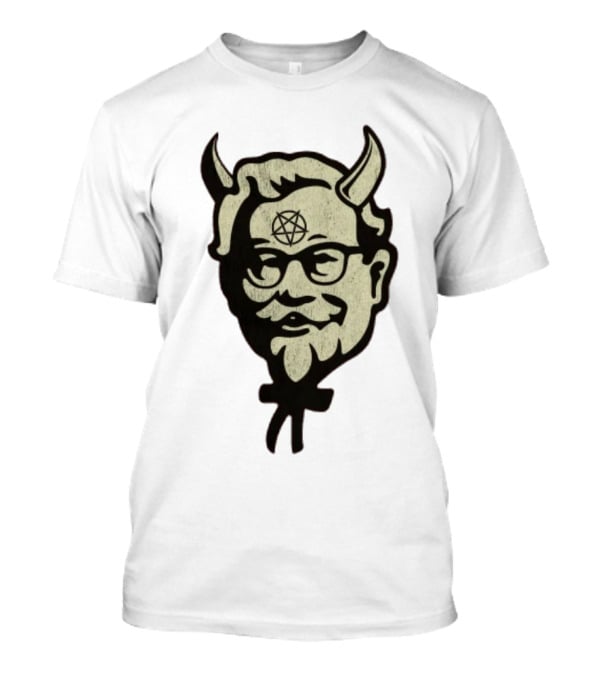 Colonel Satan Devil Horns Pentagram T-Shirt
