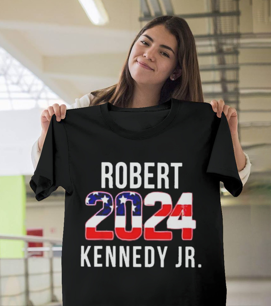 Robert 2024 Kennedy Jr American Flag T-Shirt