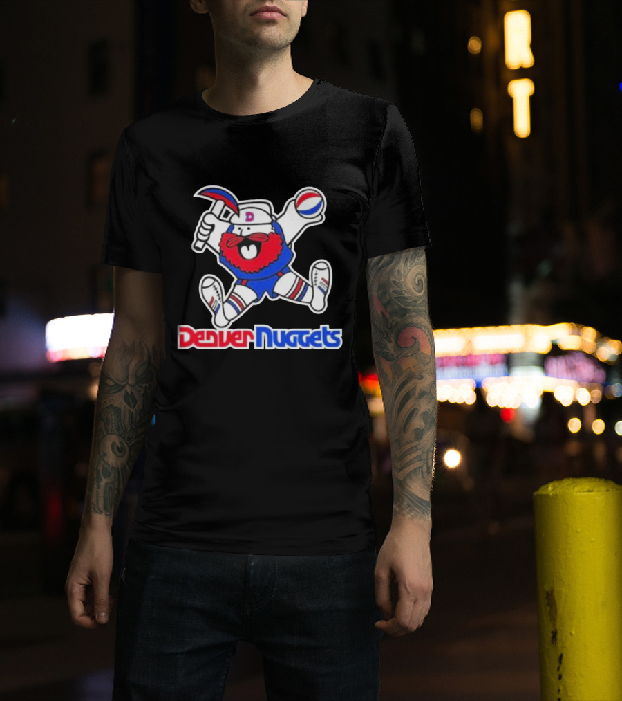 Denver Nuggets Mascot Mitchell And Ness Retro T-Shirt