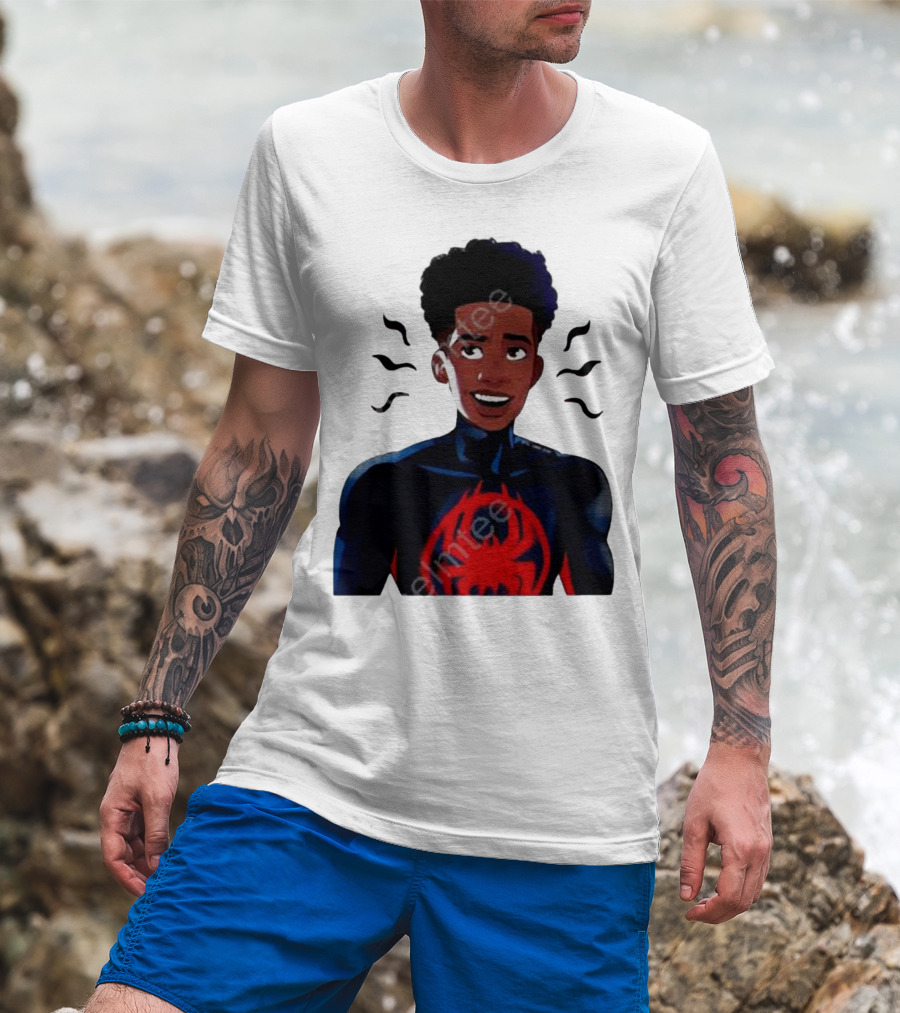 Spider Fam Charms Miles Across The Spider Verse T-Shirt
