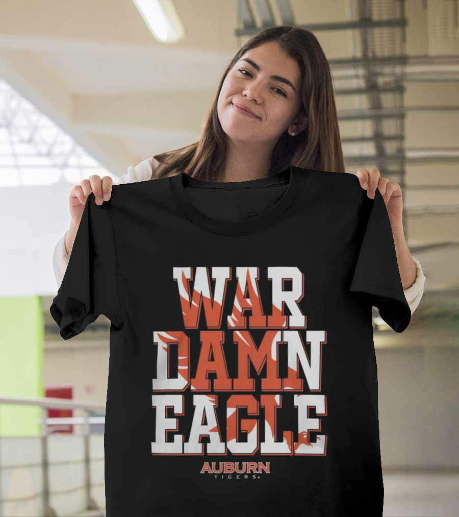 War Damn Eagle Auburn Tigers Fanatics Branded Hometown Collection T-Shirt