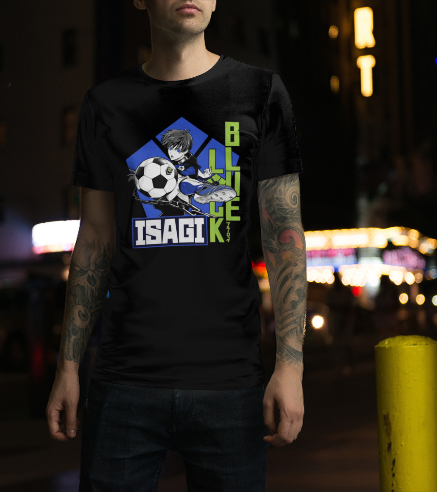Crunchyroll Store Bluelock Isagi Soccer Star T-Shirt