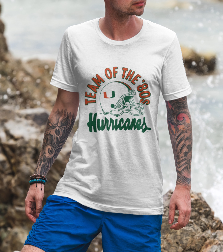 Team Of The ‘80S Hurricanes Miami Football T-Shirt