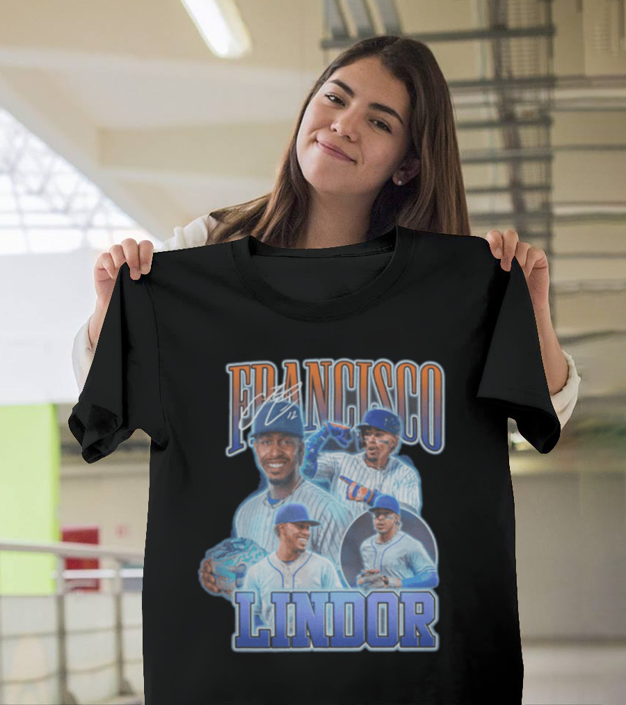 Francisco Lindor Signature Series Baseball Player T-Shirt