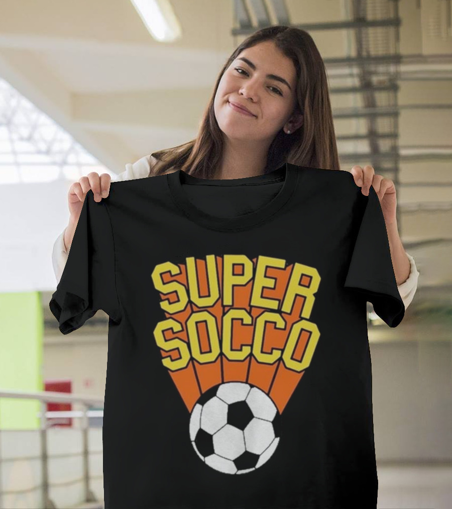 Super Socco Soccer Ball Burst T-Shirt