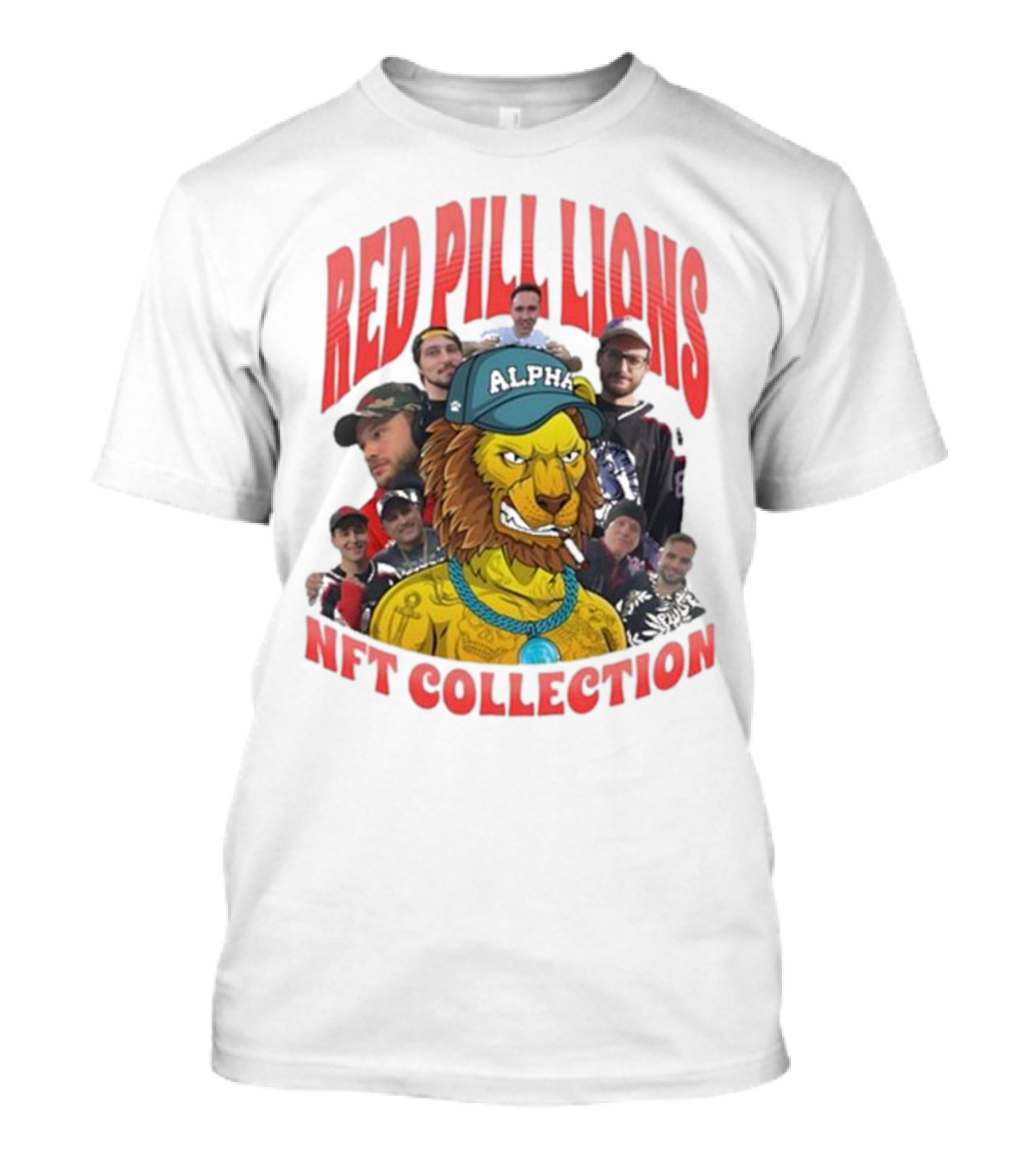 Red Pill Lions NFT Collection Alpha T-Shirt